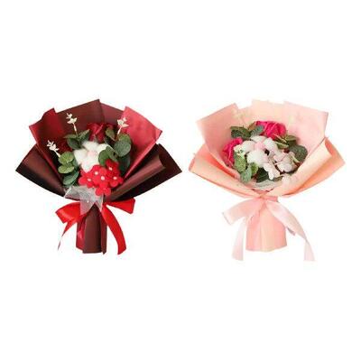 Artificial Flowers Soap Rose Bouquet for Celebration