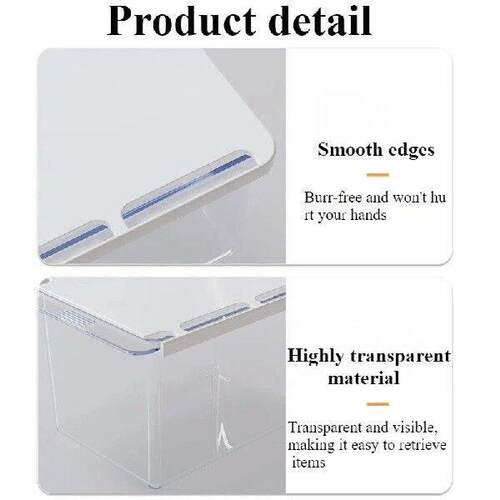Drawer-Type Storage Box Large Capacity Punch Free Self