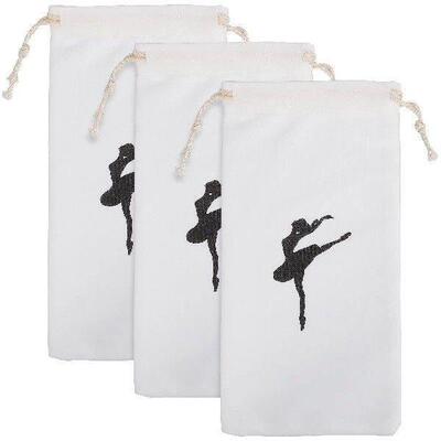 3 Pcs Shoe Bag Girls Shoes Storage Pouches Ballet Shoes