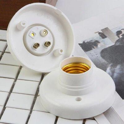 220V E27 Lamp Holder Home Corridor Stairs Round Lighting