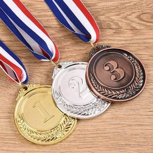 30pcs 2inch Gold Silver Bronze Award Medal Round 1st 2nd