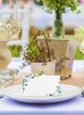 67JE Pack of 100 Wild Flowers Table Cards Confirmation
