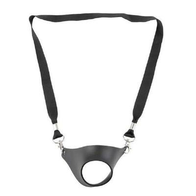 1pc Black Wine Glass Holder Strap Wine Sling Yoke Glass