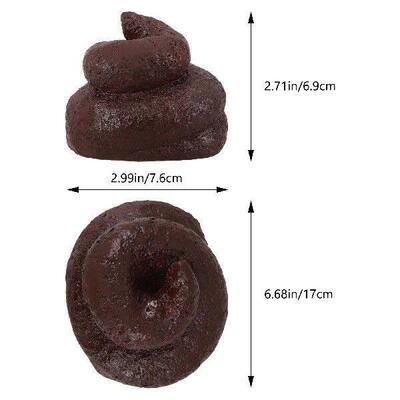 Hidden Key Box Fake Poop Holder Statues for Garden outside