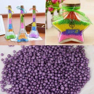 8Pcs Mini Styrofoam Balls Small Tiny Foam Beads School Art