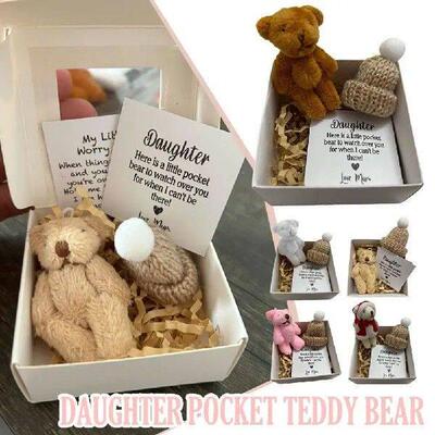 Small Pocket Teddy Bear Mini Plush Bears Little Pocket