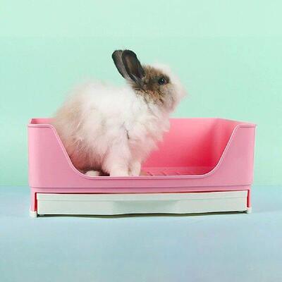 Rabbit Toilet Durable Plastic Potty for Small Animals