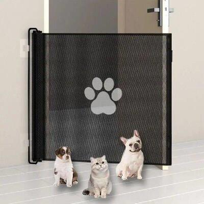 Baby Gate Mesh Retractable Dog Gate Pet Accessories for