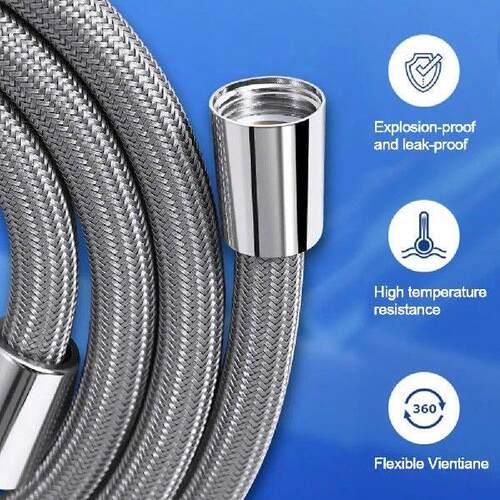 Anti Winding Handheld Shower Hose Universal Interface