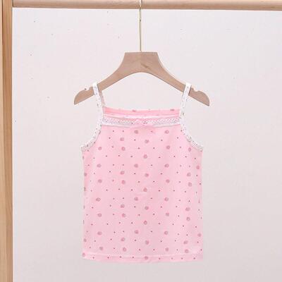 3pcs/Lot Girls Singlet Underwear Tank Cute Design Undershirt