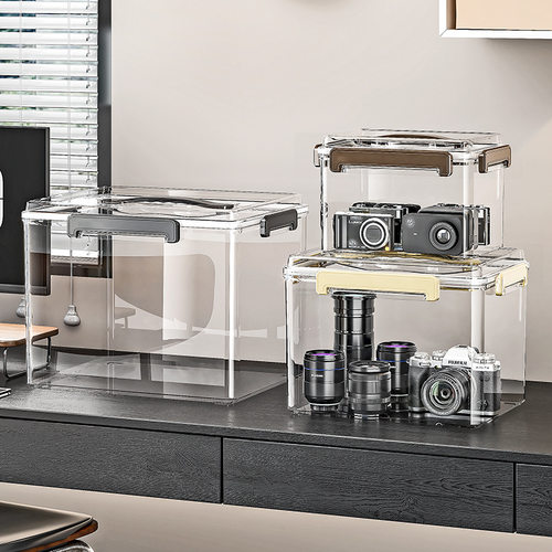 相机收纳箱密封防尘透明加厚