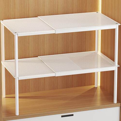 衣柜子分层架衣橱隔断置物板卧室可伸缩鞋柜内隔板托整理收纳神器