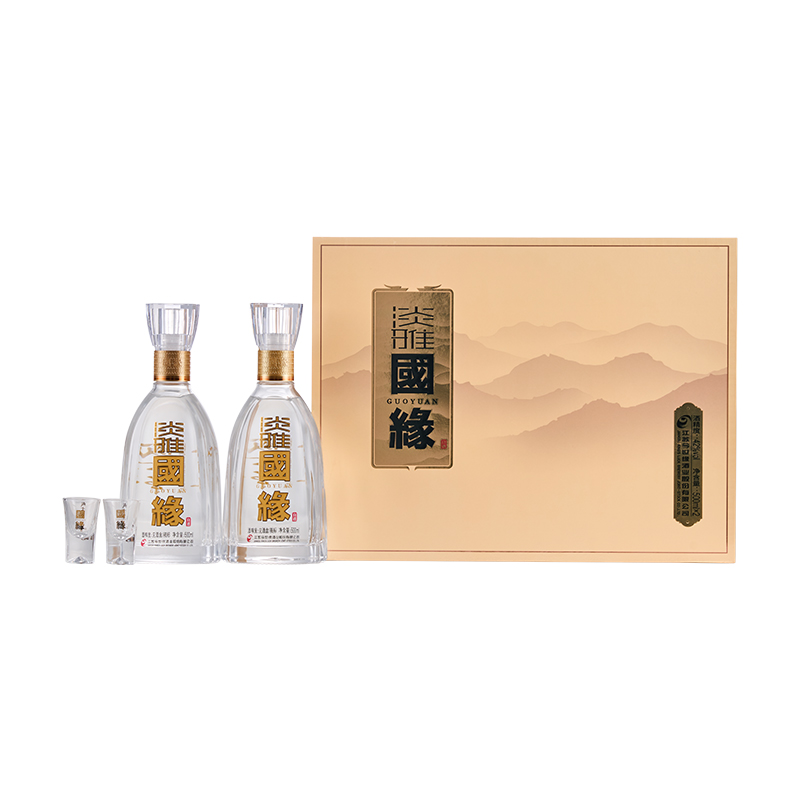 今世缘淡雅国缘白酒42度2瓶礼盒