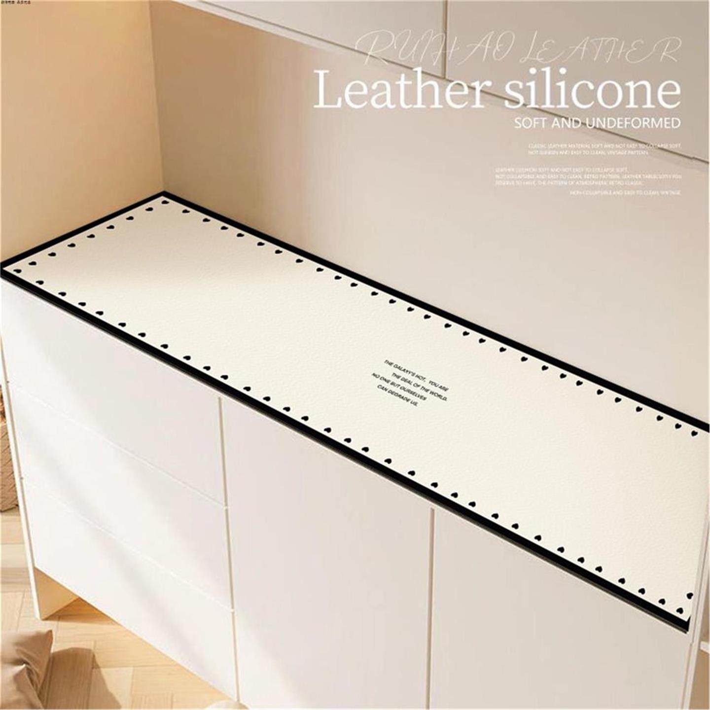 现代简约餐边柜桌垫防水桌布玄关鞋柜皮革电视柜台面保护垫,居家布艺,桌布,淘宝优惠券,粉丝福利购,淘宝优惠卷