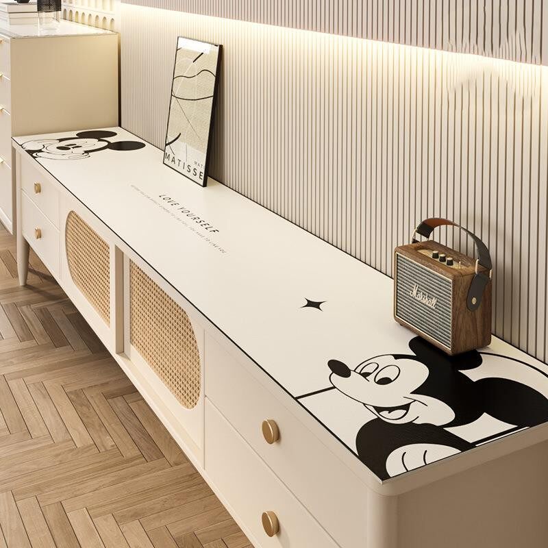 电视柜桌垫长条桌布轻奢高级感防水鞋柜餐边柜盖布玄关台面保护垫