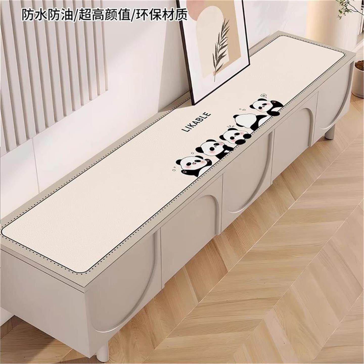 电视柜桌垫长条桌布轻奢高级感盖布餐边柜鞋柜台面保护垫餐桌垫子