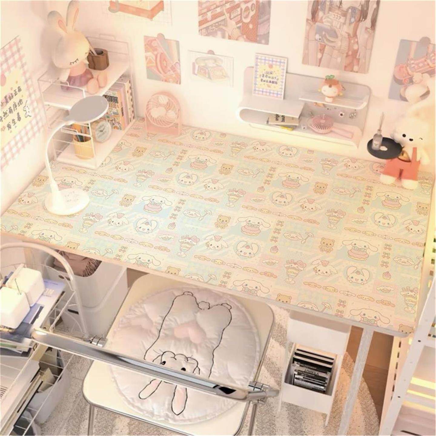 书桌垫子防水耐脏女生化妆写字台课桌儿童学习桌布学生免洗桌垫子