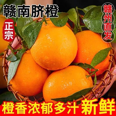橙子赣南脐橙新鲜10斤正宗江西赣州脐橙农家果园产地直发甜水果