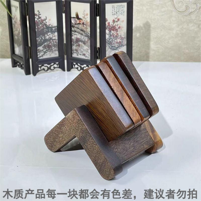 RKiKo实木胡桃木杯垫杯托隔热垫