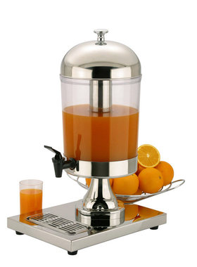 新力士单头不锈钢果汁鼎 8升酒店自助餐饮料机 x23688保冷饮机