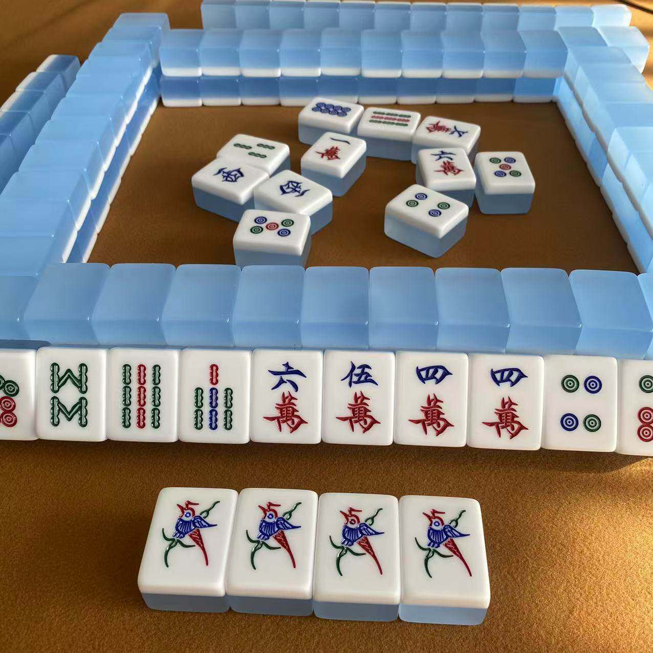 高颜值家用手搓麻将牌果