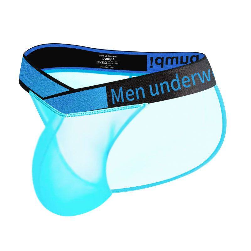 透明性感单层裆锦纶男士三角裤镭射渐变V腰超薄速干运动高叉内裤,女士内衣/男士内衣/家居服,男丁字裤,淘宝优惠券,粉丝福利购,淘宝优惠卷