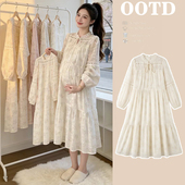 宽松时尚 春夏季 气质显瘦长裙孕妈高级穿搭 连衣裙2026新款 孕妇春装