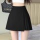 女2025春夏今年流行阔腿显瘦气质a字半身短裤 黑色高腰西装 短裤 裙
