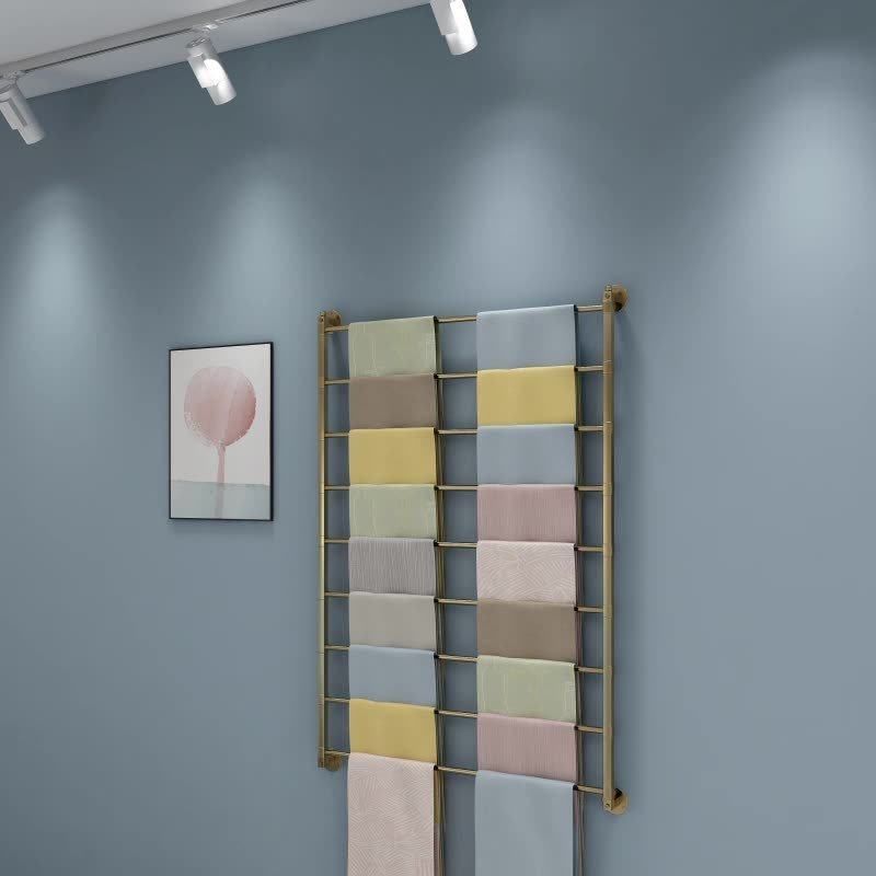 铁艺上墙收纳架鲜花店包装纸彩带丝带架子围巾丝巾布料壁纸展示架,家装主材,智能毛巾架/浴巾架,淘宝优惠券,粉丝福利购,淘宝优惠卷