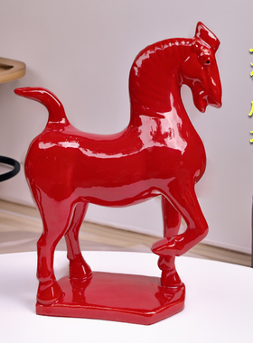 瓷福优陶瓷摆件中式客厅礼物