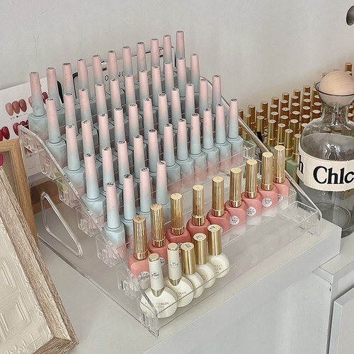 指甲油展示架口红化妆品阶梯式