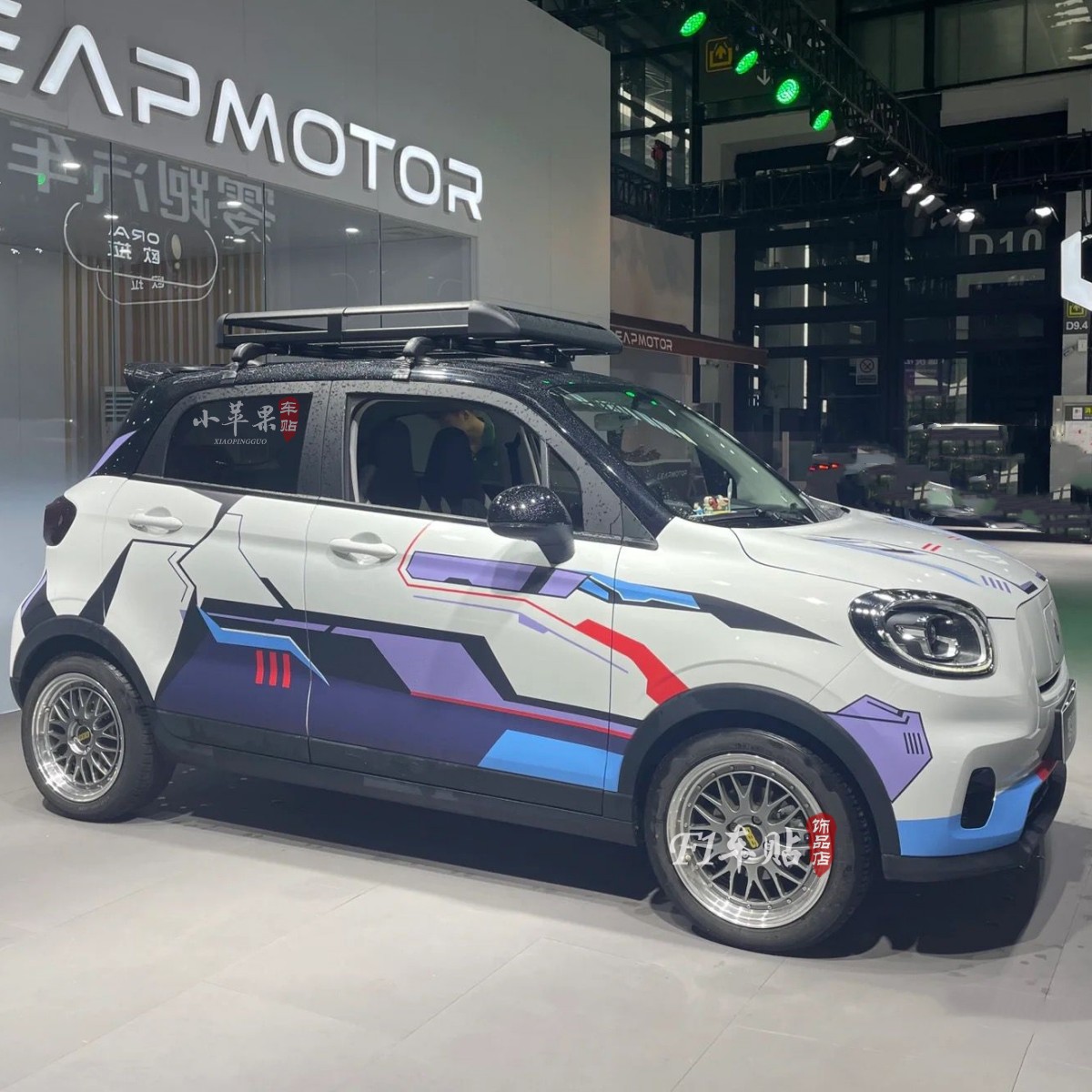 适用零跑T03车贴拉花高达车身赛道贴纸个性装饰海鸥 ID3定制贴画