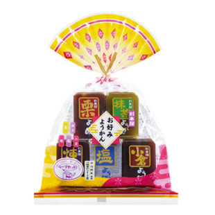 日本进口零食杉本屋什锦羊羹日式糕点抹茶琼脂糕软糕下午茶点心