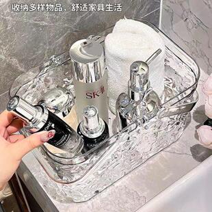 沥水洗漱筐 轻奢手提洗澡篮浴室卫生间杂物沐浴用品收纳筐宿舍挂式