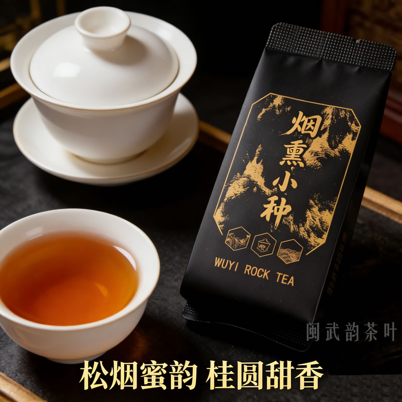 烟熏小种青楼马尾松烟熏味桂圆汤