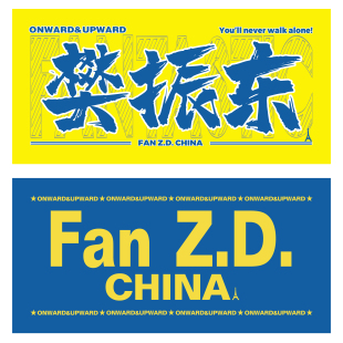 樊振东应援毛巾手幅定制柔软吸水明星应援手幅包邮