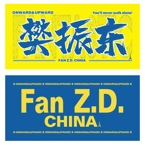 樊振东应援毛巾来图定制手幅