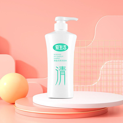 绿叶洗发水爱生活清盈去屑水500l控油清爽顺滑洗发露男女家庭