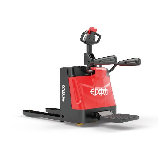 ETR151站驾式搬运踏板电动叉车托盘转运唧车电动铲车