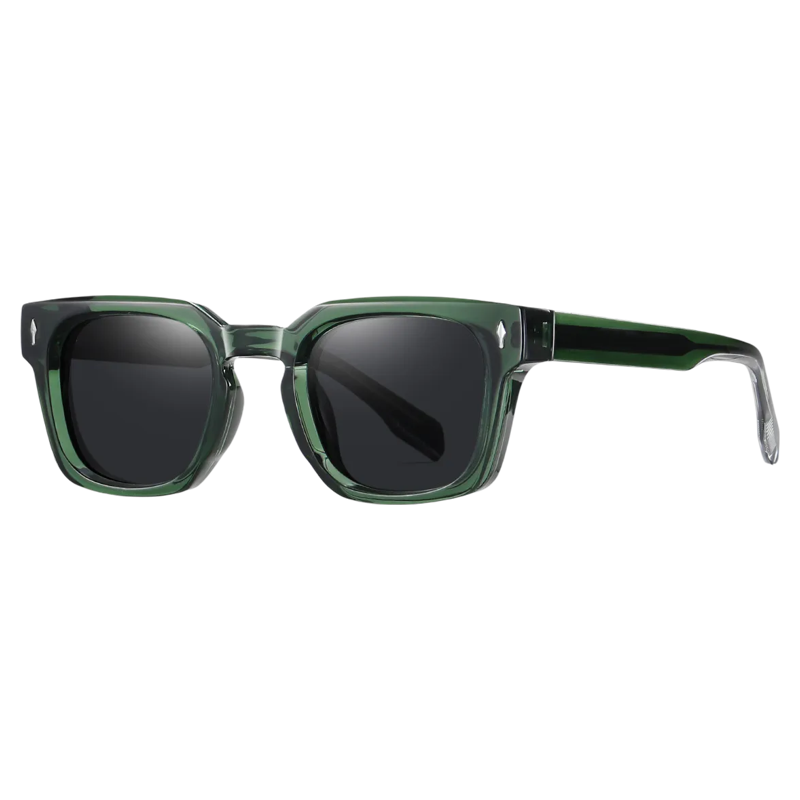 复古欧美太阳镜男款高级感偏光太阳镜方框2026新款丙酸插芯UV防晒