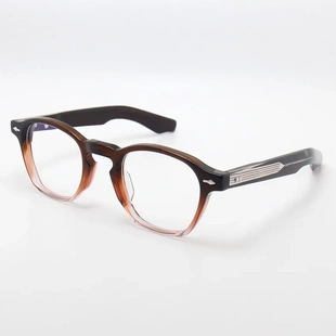 豺狼的日子ZEPHIRINI同款渐进棕色潮男日系手工复古板材大脸光学