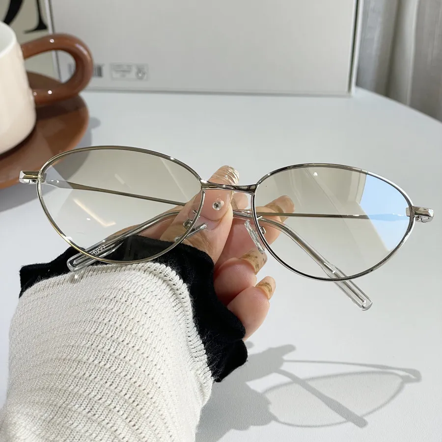 Y2K辣妹异形水滴金属太阳镜猫眼女时尚嘻哈小框墨镜帅气防紫外线,ZIPPO/瑞士军刀/眼镜,太阳眼镜,淘宝优惠券,粉丝福利购,淘宝优惠卷