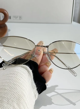 Y2K辣妹异形水滴防紫外线墨镜