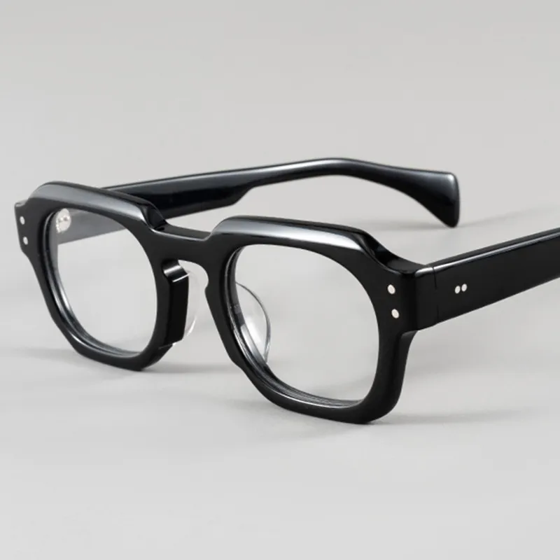 2026新板材眼镜热销复古方圆镜框跨境欧美个性时尚现货可配老花