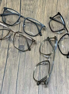 「V942T」BL6000高版纯钛复古时尚方框近视眼镜架男女可配高度数