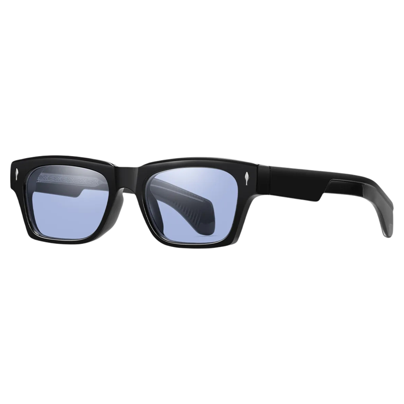 复古方框太阳镜偏光男款女高级感2024外贸新款防紫外线uv白铜插针