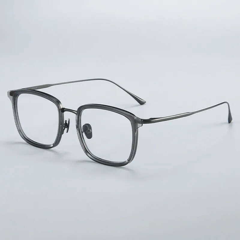 2026款高级感纯钛眼镜近视男女款906T可配有度数大框黑框超轻眼镜
