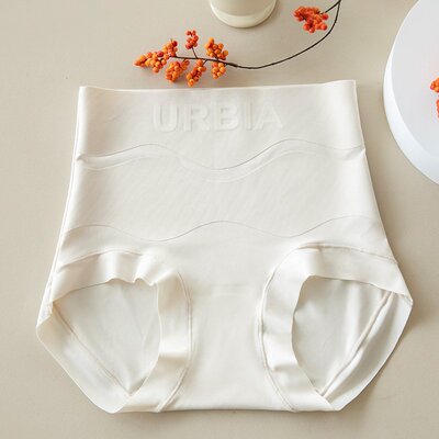 Ufeel高腰无痕隐形收腹提臀塑形10A蚕丝加长底裆内裤1912棉挂装