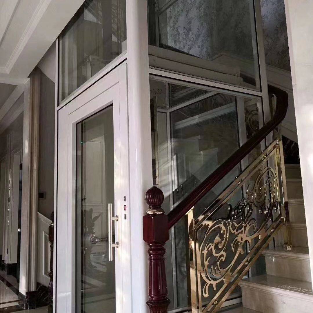 别墅复式楼自建房楼梯间家用铝合金框架二四层小型手开门观光电梯,五金/工具,家用电梯,淘宝优惠券,粉丝福利购,淘宝优惠卷