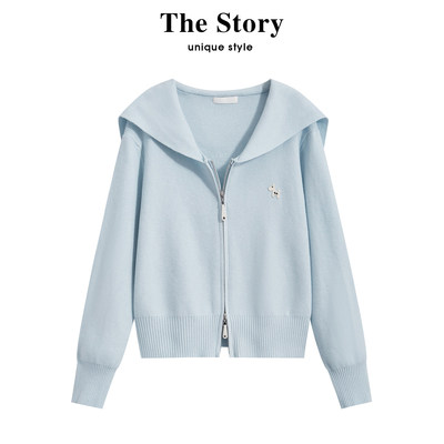 那些事衣橱浅蓝色双拉链